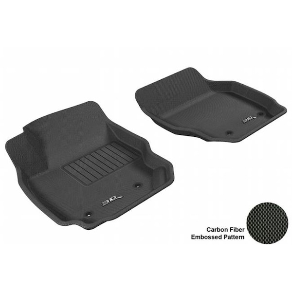 3D Maxpider 3D MAXpider L1VV00211509 VOLVO S80 2007-2012 KAGU BLACK R1 Floor Mat L1VV00211509 - main